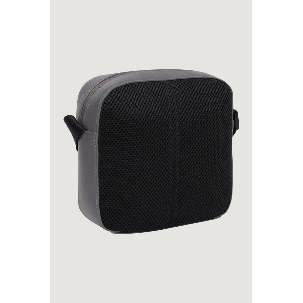 Calvin Klein Jeans Gray Recycled Polyester Messenger Bag $213.00 Calvin Klein Jeans Luzworld