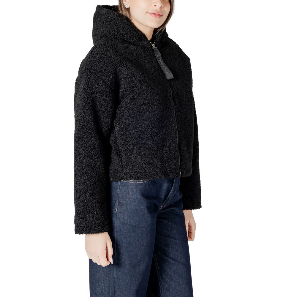 Calvin Klein Jeans Black Polyester Coat