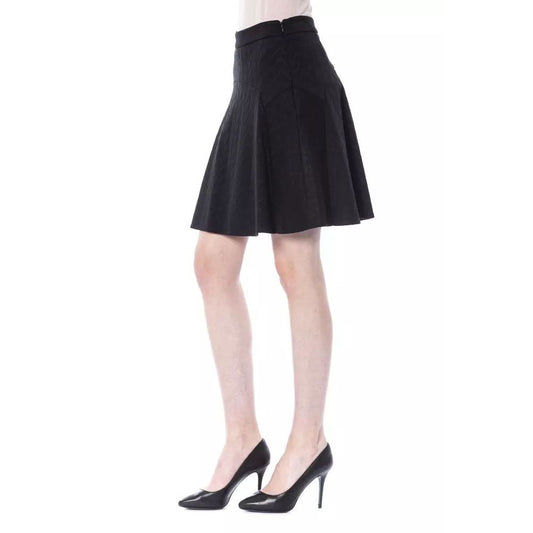 BYBLOS Black Polyester Mini Skirt $500.00 BYBLOS Luzworld