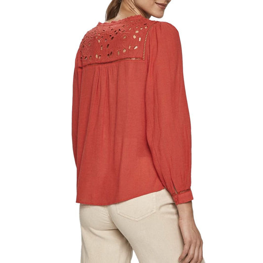 Pepe Jeans Red Viscose Shirt $155.00 Pepe Jeans Luzworld