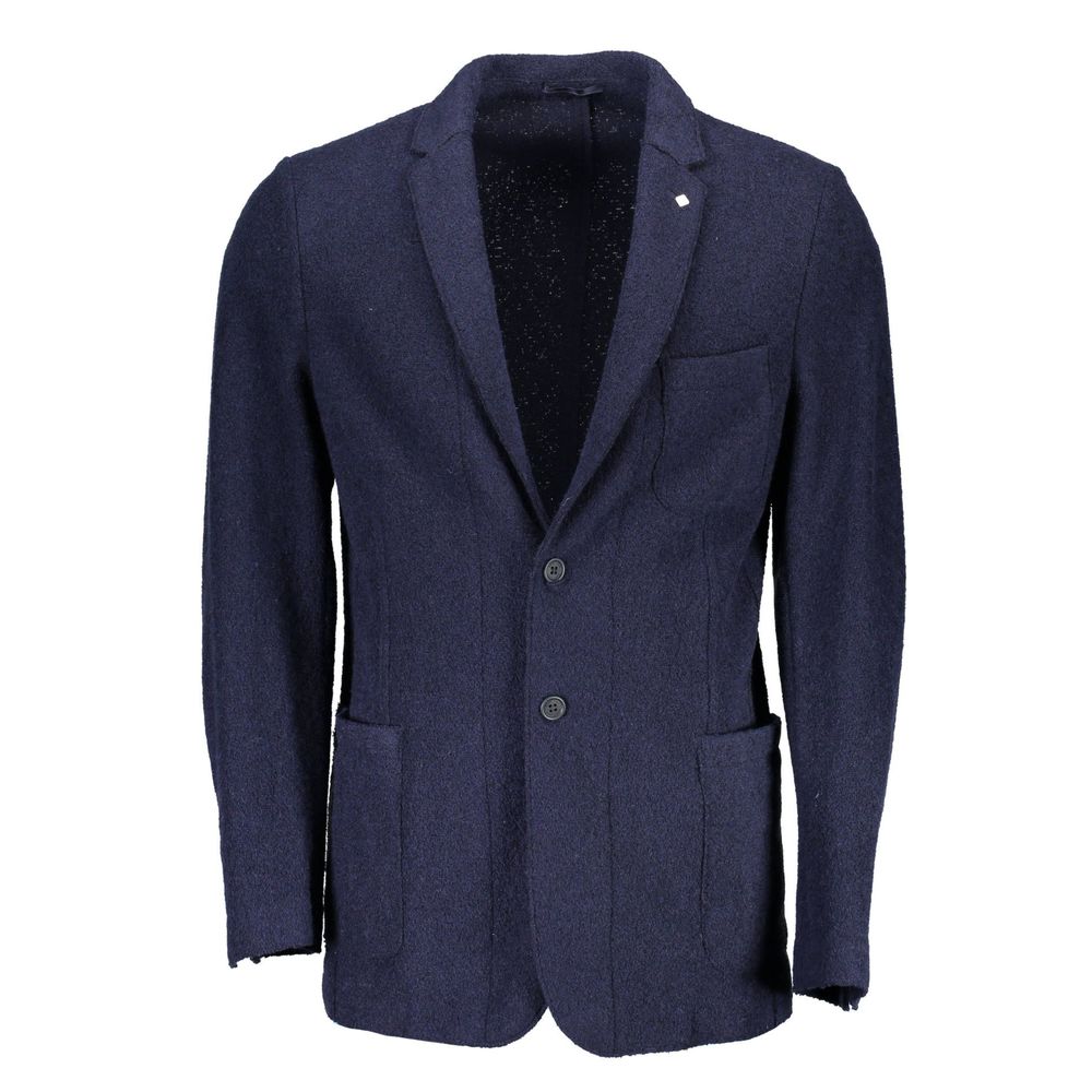Gant Blue Wool Blazer $620.00 Gant Luzworld