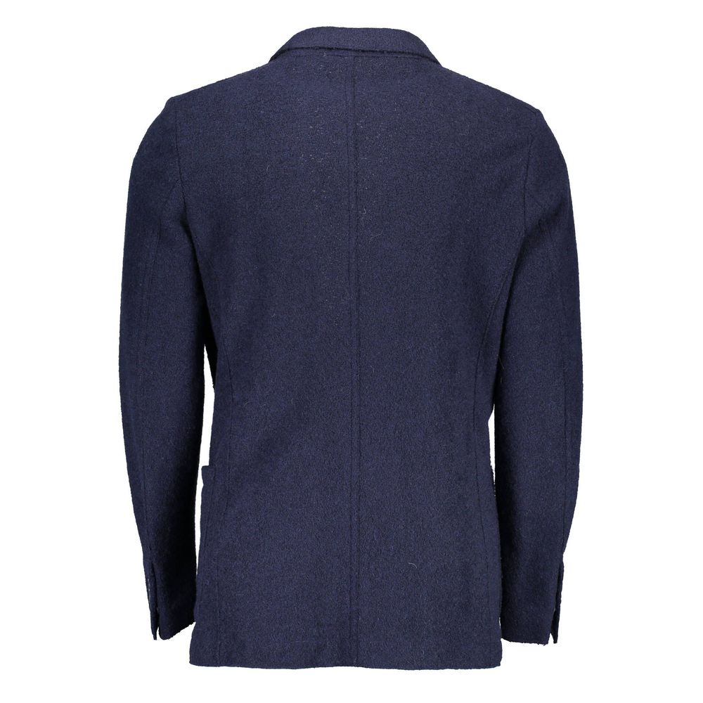Gant Blue Wool Blazer $620.00 Gant Luzworld