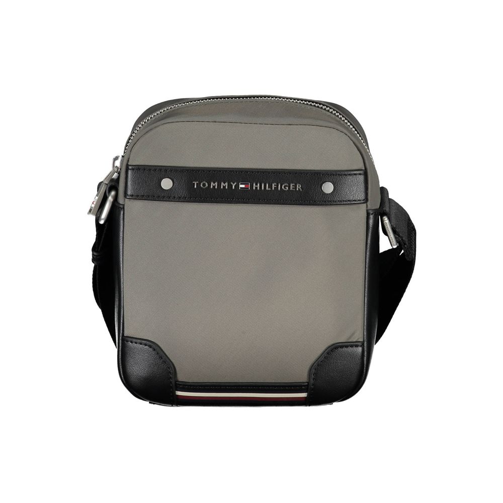 Tommy Hilfiger Green Polyester Men Shoulder Bag $204.00 Tommy Hilfiger Luzworld