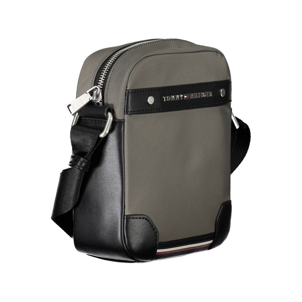 Tommy Hilfiger Green Polyester Men Shoulder Bag $204.00 Tommy Hilfiger Luzworld