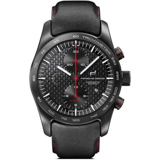 Porsche Design Black Leather Watch $8538.00 Porsche Design Luzworld