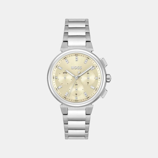 Hugo Boss Silver Stainless Steel Watch $432.00 Hugo Boss Luzworld
