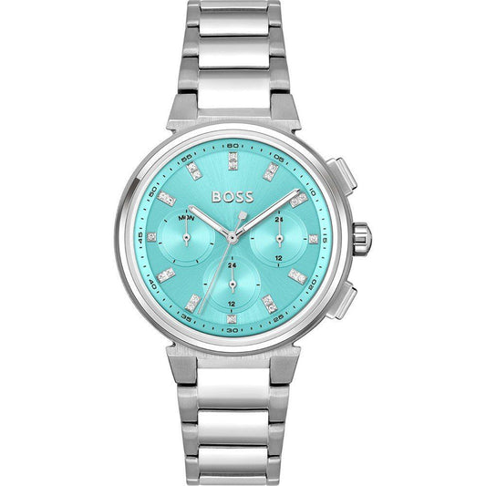 Hugo Boss Silver Stainless Steel Watch $432.00 Hugo Boss Luzworld