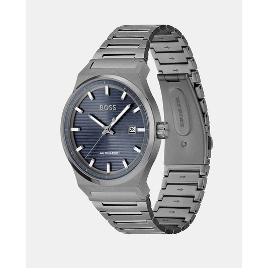 Hugo Boss Gray Stainless Steel Watch $947.00 Hugo Boss Luzworld