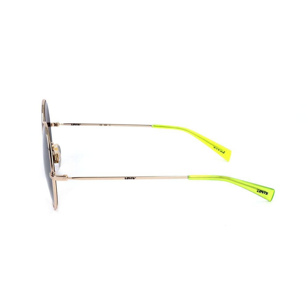 Levi's Gold Stainless Steel Sunglasses $180.00 Levi's Luzworld