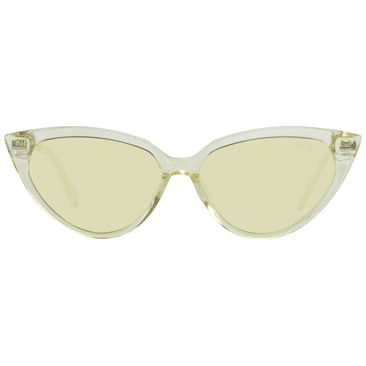 Emilio Pucci Yellow Metal Sunglasses $211.00 Emilio Pucci Luzworld