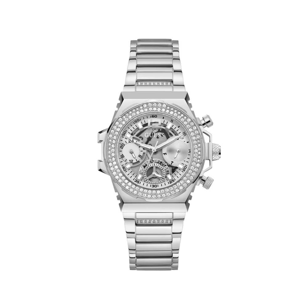 Guess Gray Stainless Steel Watch $625.00 Guess Luzworld