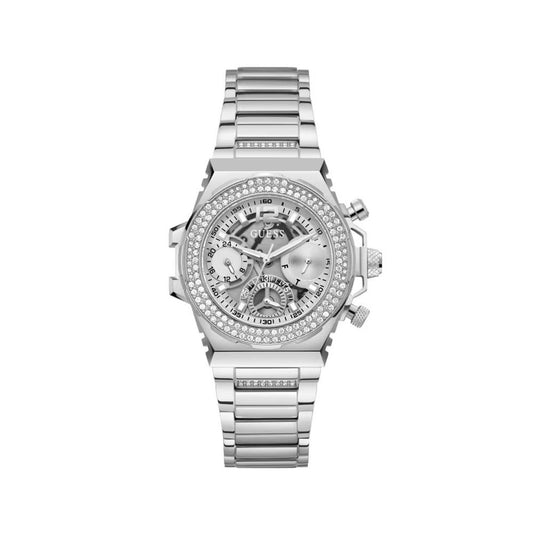 Guess Gray Stainless Steel Watch $625.00 Guess Luzworld