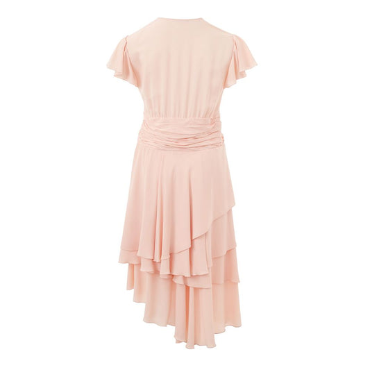 Lardini Elegant Pink Acetate Dress $1247.00 Lardini Luzworld