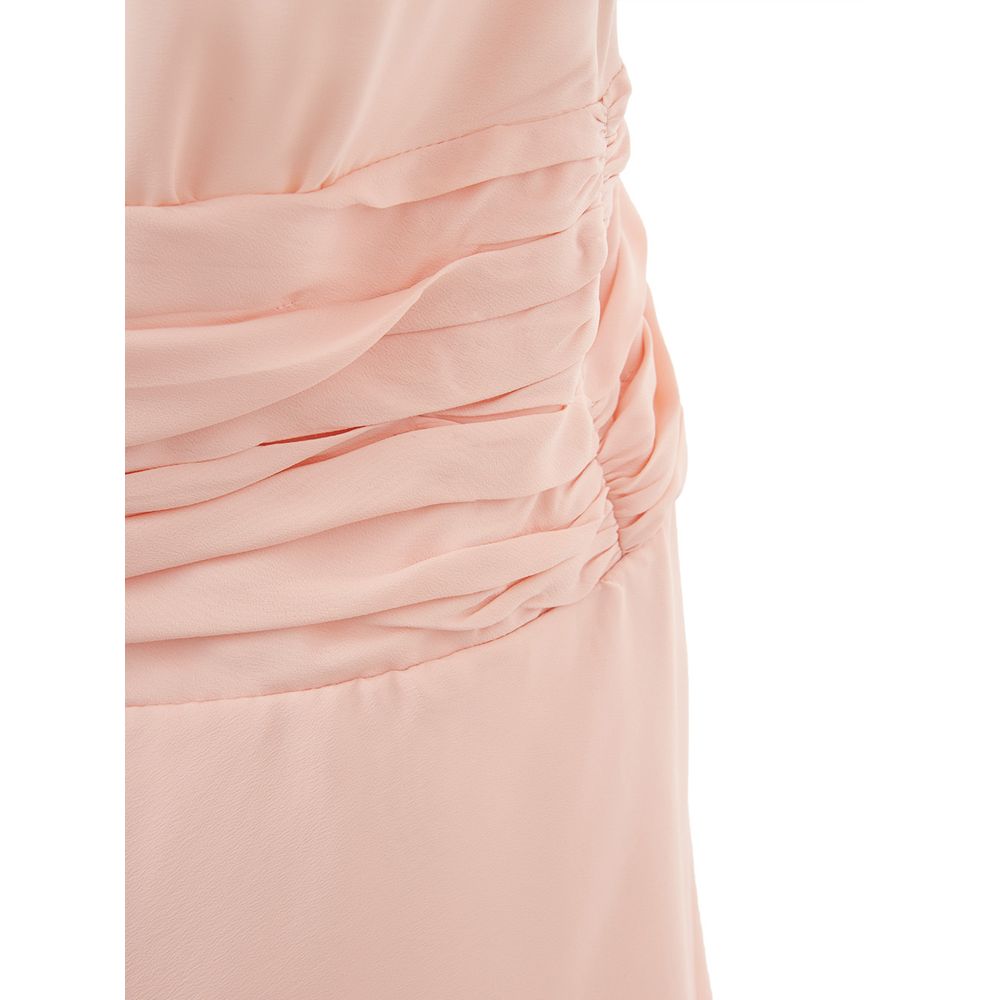 Lardini Elegant Pink Acetate Dress $1247.00 Lardini Luzworld