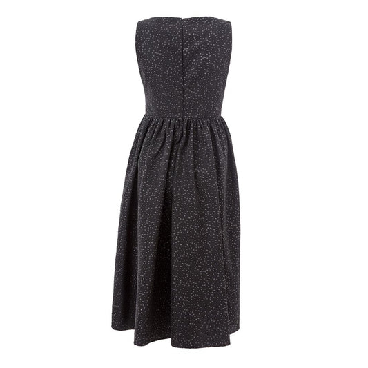 Lardini Elegant Black Polyethylene Dress $775.00 Lardini Luzworld