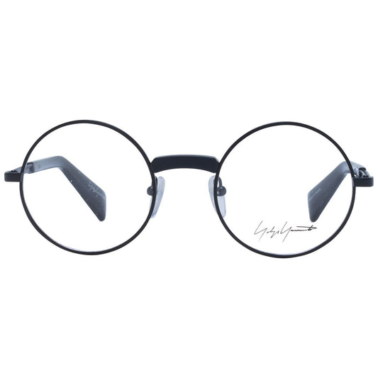 Yohji Yamamoto Black Men Glasses Frame $792.00 Yohji Yamamoto Luzworld