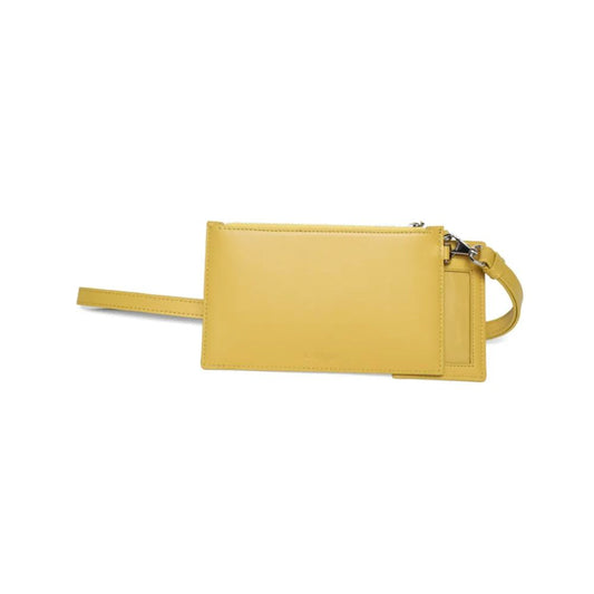 Lanvin "Sunshine Yellow Leather Men Wallet" $618.00 Lanvin Luzworld
