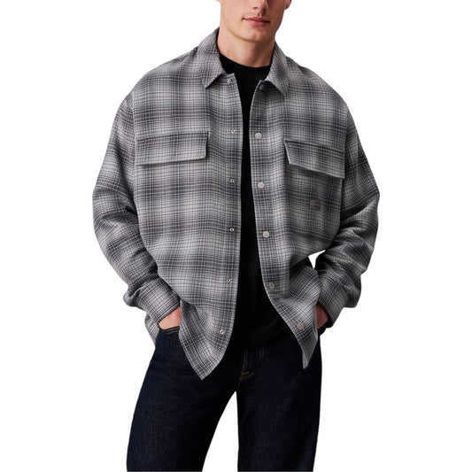 Calvin Klein Jeans White Cotton Shirt $222.00 Calvin Klein Jeans Luzworld