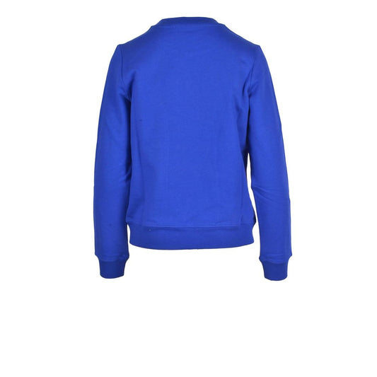 Love Moschino Blue Cotton Sweater $468.00 Love Moschino Luzworld