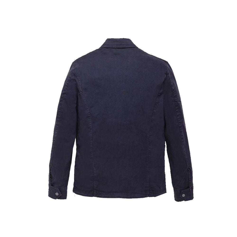 Refrigiwear Blue Cotton Men's Jacket $495.00 Refrigiwear Luzworld
