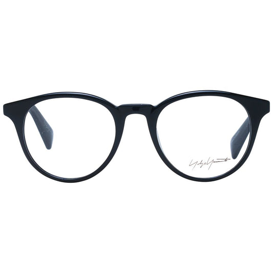 Yohji Yamamoto Black Men Glasses Frame $724.00 Yohji Yamamoto Luzworld