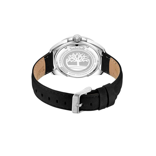 Timberland Black Leather Watch $258.00 Timberland Luzworld