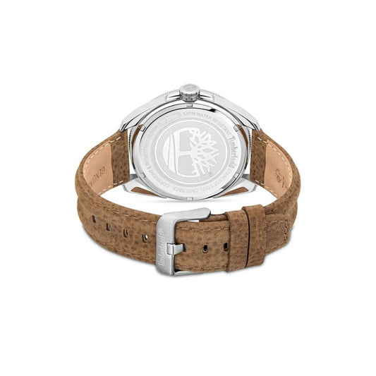Timberland Brown Leather Watch $326.00 Timberland Luzworld
