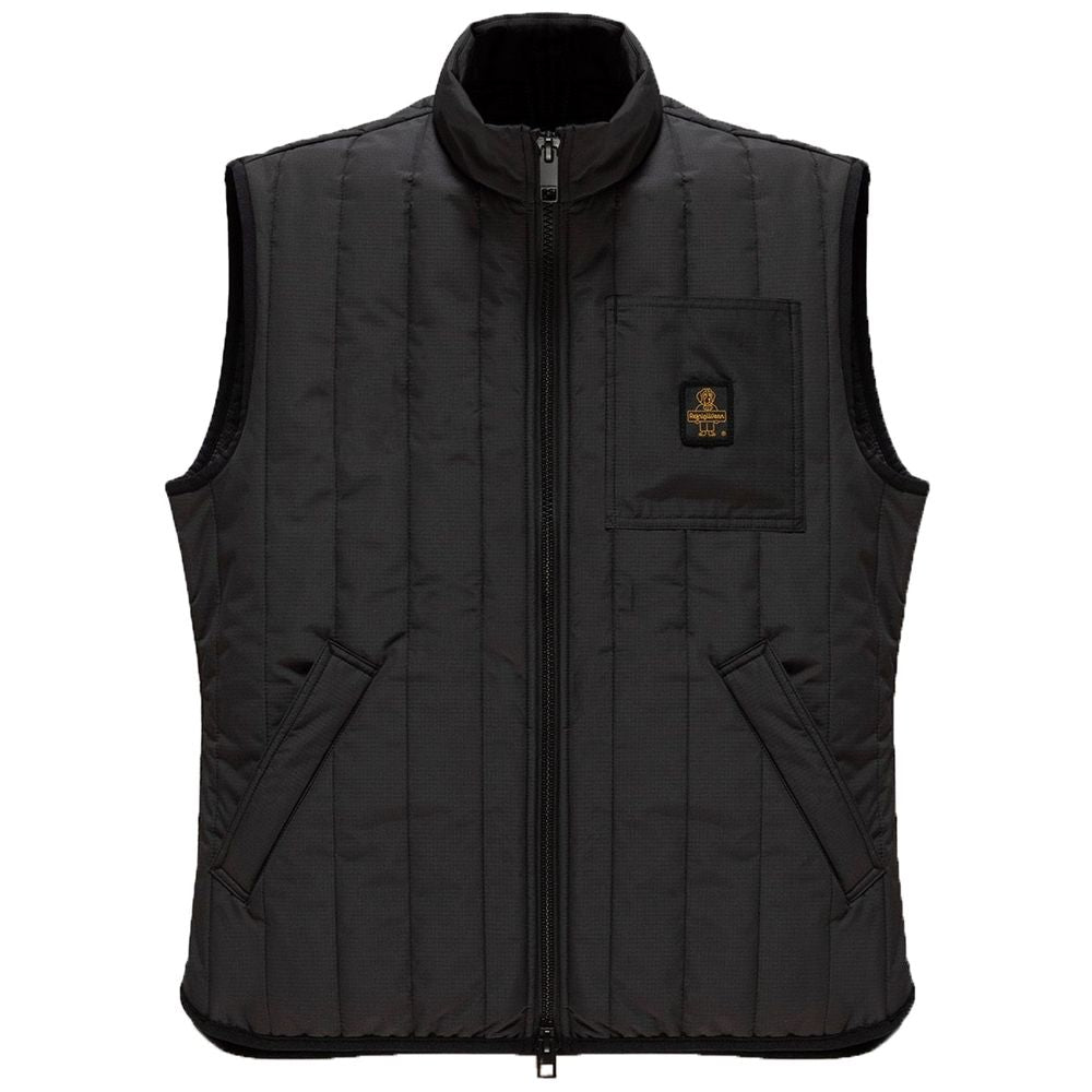 Refrigiwear Black Polyester Men's Quilted Vest $307.00 Refrigiwear Luzworld