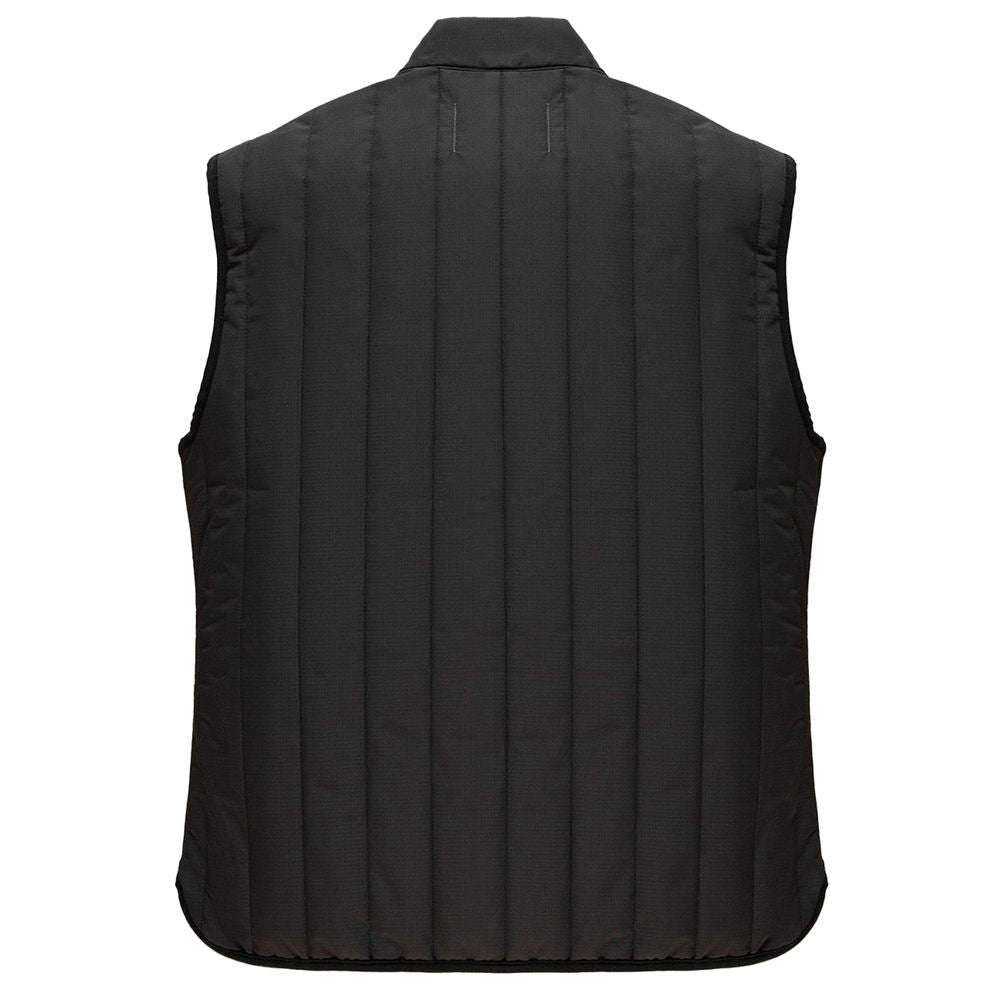Refrigiwear Black Polyester Men's Quilted Vest $307.00 Refrigiwear Luzworld