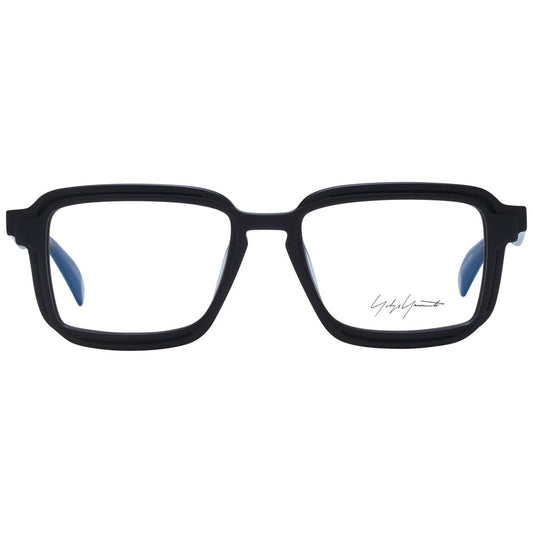 Yohji Yamamoto Black Men Glasses Frame $738.00 Yohji Yamamoto Luzworld