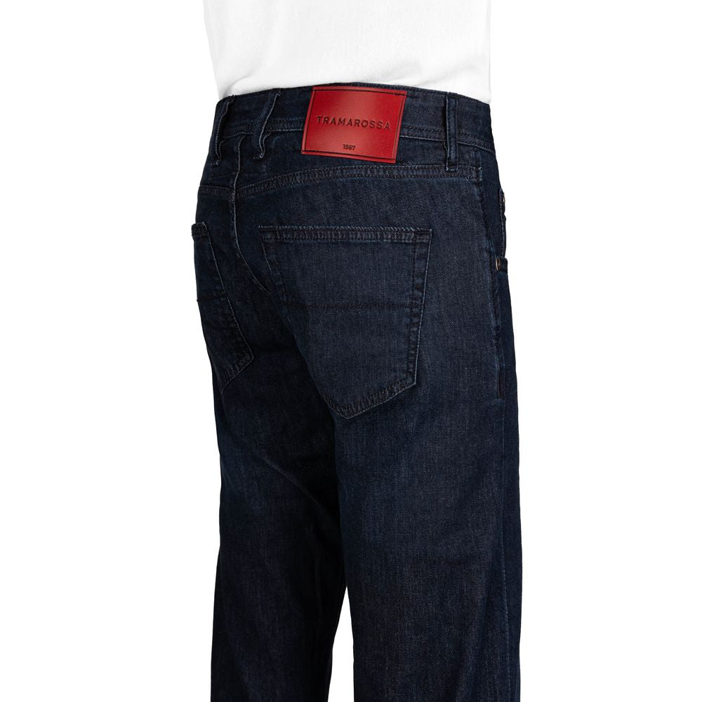 Tramarossa Blue Cotton Men Jeans $732.00 Tramarossa Luzworld