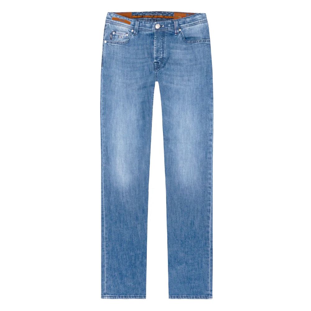 Tramarossa Blue Cotton Men Jeans $732.00 Tramarossa Luzworld