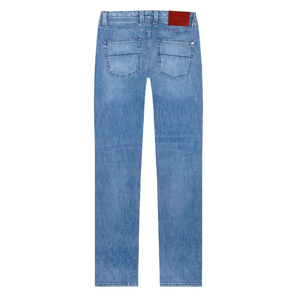 Tramarossa Blue Cotton Men Jeans $732.00 Tramarossa Luzworld