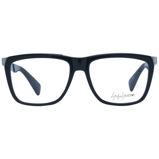 Yohji Yamamoto Black Men Glasses Frame $724.00 Yohji Yamamoto Luzworld
