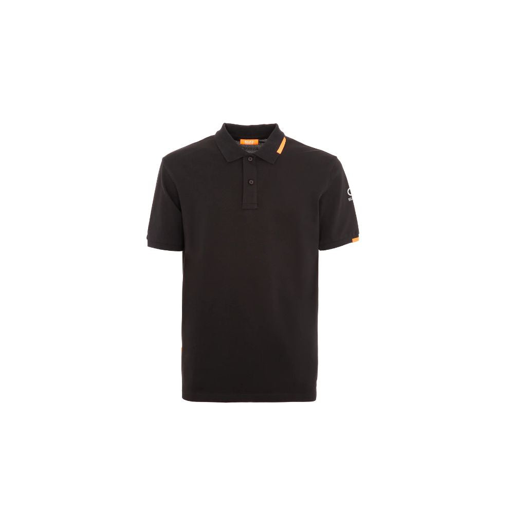 Suns Black Cotton Polo Shirt $157.00 Suns Luzworld