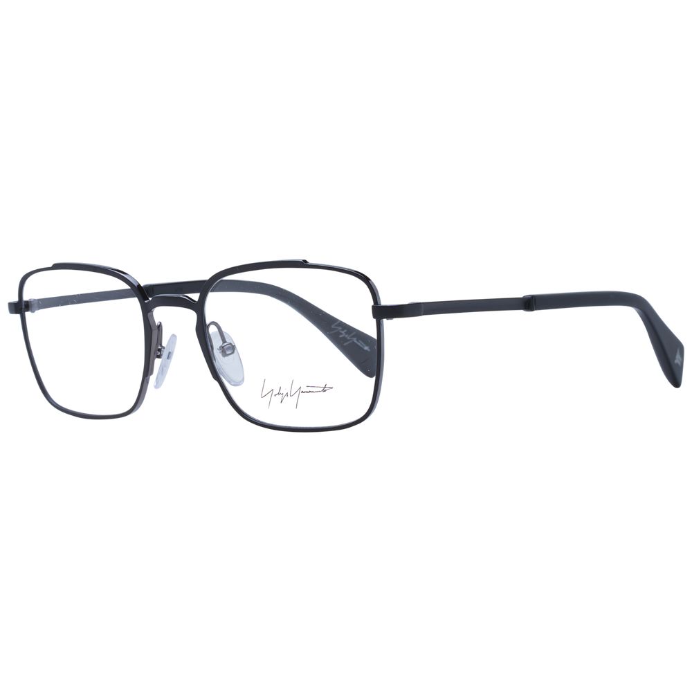 Yohji Yamamoto Black Men Glasses Frame $792.00 Yohji Yamamoto Luzworld