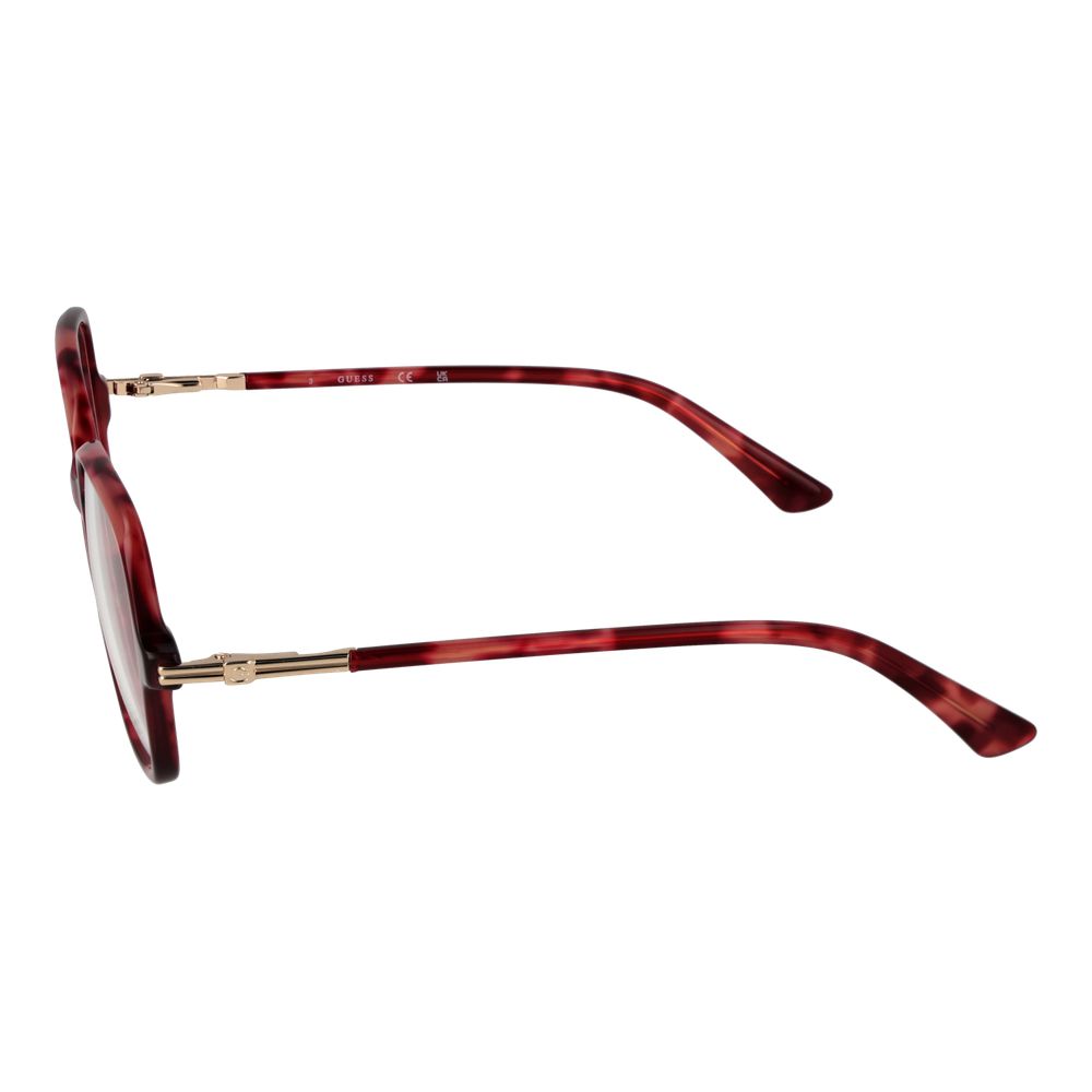 Guess Burgundy Women Glasses Frame $226.00 Guess Luzworld