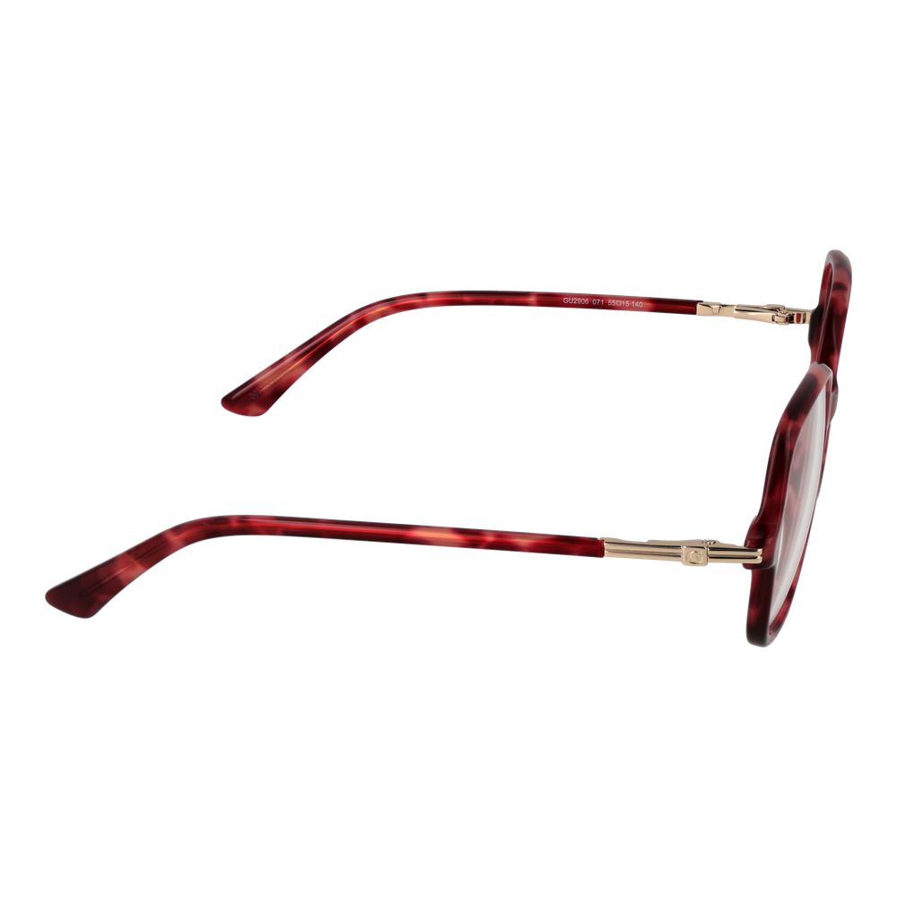 Guess Burgundy Women Glasses Frame $226.00 Guess Luzworld