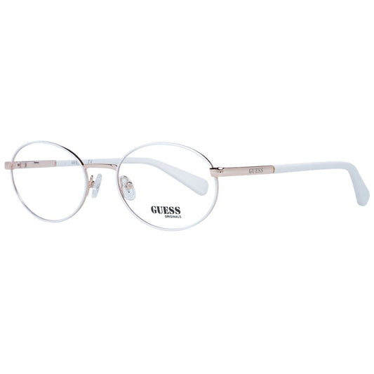 Guess White Unisex Glasses Frame $203.00 Guess Luzworld