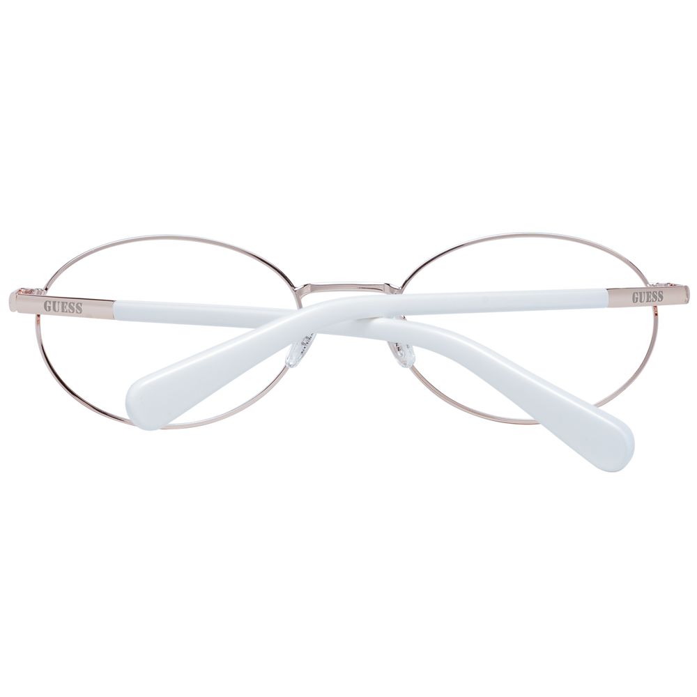 Guess White Unisex Glasses Frame $203.00 Guess Luzworld