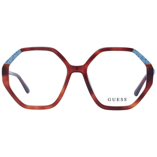 Guess Brown Women Glasses Frame $235.00 Guess Luzworld