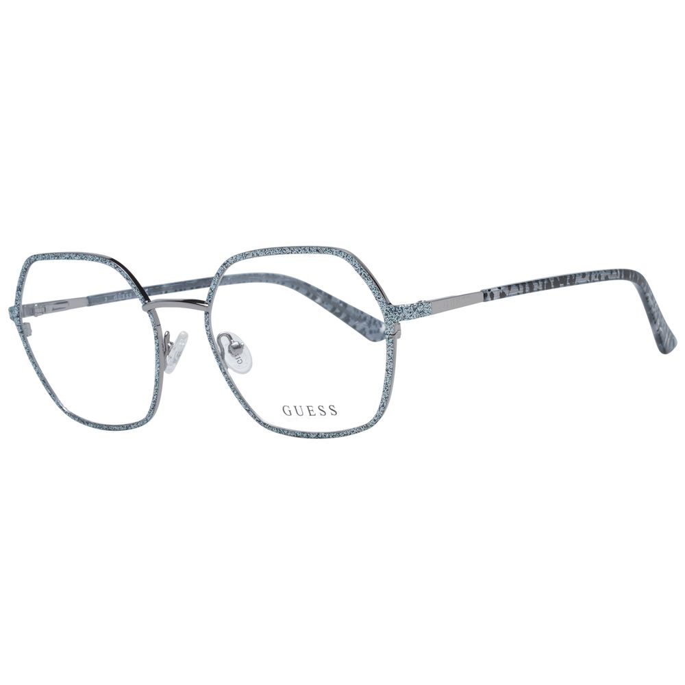 Guess Silver Women Glasses Frame $230.00 Guess Luzworld