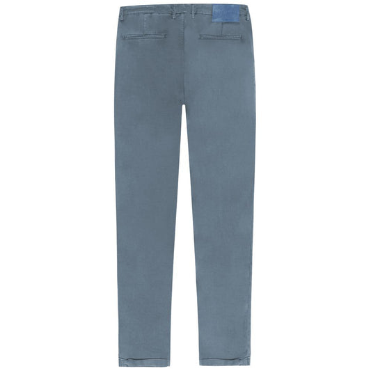 Tramarossa Blue Cotton Men Jeans $496.00 Tramarossa Luzworld