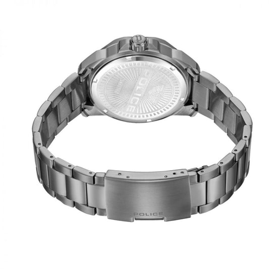Police Gray Stainless Steel Watch $303.00 Police Luzworld