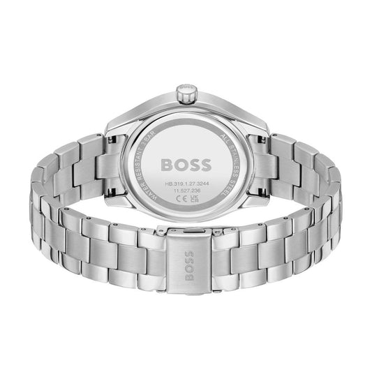 Hugo Boss Silver Stainless Steel Watch $394.00 Hugo Boss Luzworld