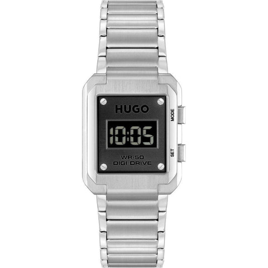 Hugo Boss Silver Stainless Steel Watch $330.00 Hugo Boss Luzworld