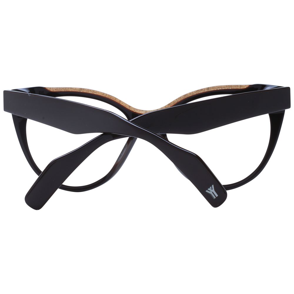 Yohji Yamamoto Brown Women Glasses Frame $1037.00 Yohji Yamamoto Luzworld