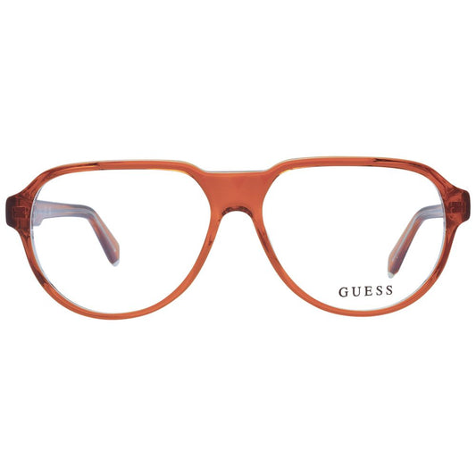 Guess Orange Men Glasses Frame $226.00 Guess Luzworld