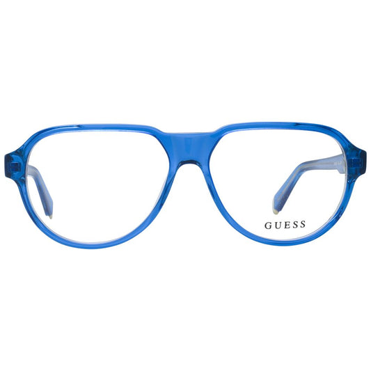Guess Blue Men Glasses Frame $226.00 Guess Luzworld