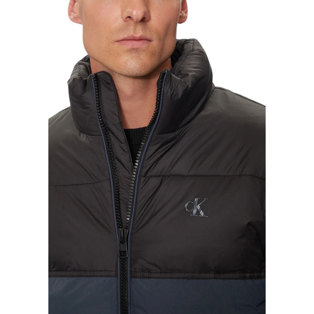 Calvin Klein Jeans Blue Recycled Polyamide Jackets & Coat
